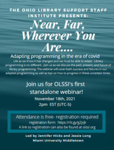 Near, Far, Wherever You Are.... Adapting programming in the era of Covid. Includes presentation information.